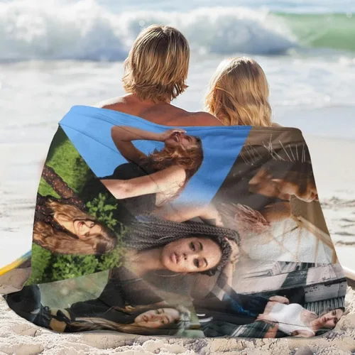 Vista 6 de Regalo para mamá y esposa, manta personalizada con 6 fotos, manta personalizada con imagen para familia, amigo, padre, madre, Navidad, cumpleaños