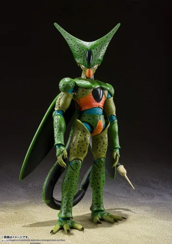 Vista 2 de TAMASHII NATIONS - Dragon Ball Z - Cell Primera Forma (Relanzamiento) Figura de Acción S.H.Figuarts Primera forma de celda