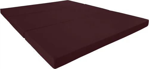 Vista 28 de Shikibuton Cama plegable en 3, espuma de alta densidad de 1.8 lbs, tamaño Twin, Full, Queen, colchones plegables. Turquesa