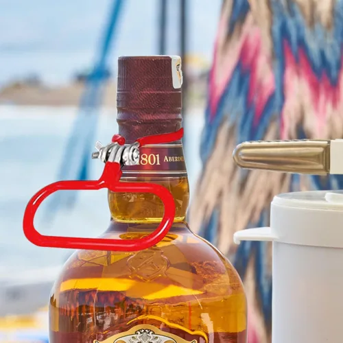 Vista 2 de UPKOCH Mango Carboy de 3 piezas para jarra de agua de vidrio de 5 galones, herramienta de elevación de botellas de acero al manganeso con mango