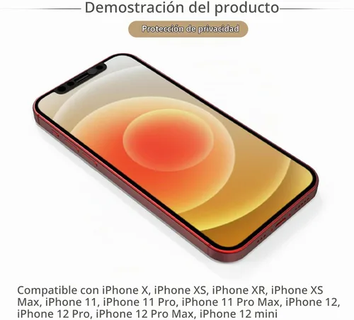Vista 2 de Funda para cámara frontal de teléfono, funda para cámara web compatible con iPhone X/XS/XR/XS Max, iPhone 11/11 Pro/11 Pro Max, iPhone 12/12 Mini