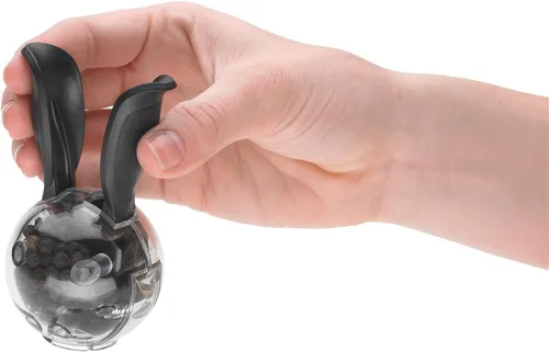 Vista 6 de Chef'n - Juego de bola de pimienta y bola de sal magnéticos, pequeños, Negro