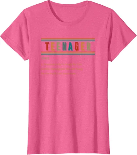 Vista 22 de Camiseta divertida de regalo de cumpleaños para niñas y niños y adolescentes, Negro, S