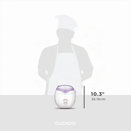 Vista 3 de Cuckoo CR-0671V - Arrocera eléctrica color violeta/blanco