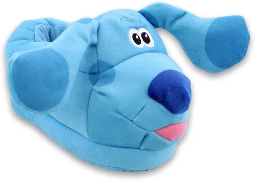 Vista 5 de Nickelodeon Blue's Clues & You - Pantuflas de felpa 3D para niños pequeños