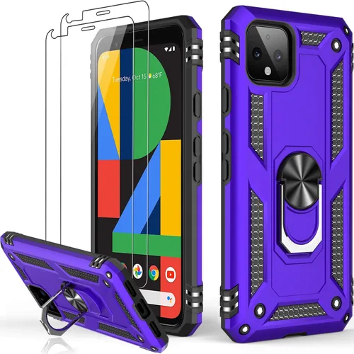Vista 109 de LUMARKE para Google Pixel 3A XL - Funda con protector de pantalla, funda protectora grado militar probada contra caídas de 16 pies con soporte