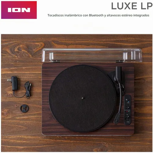 Vista 14 de ION Luxe LP - Reproductor de discos de vinilo Bluetooth con altavoces
