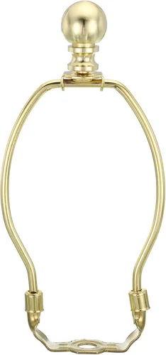 Vista 20 de PATIKIL Kit de arpa de lámpara de 5 pulgadas con remate, 1 juego de soporte dorado