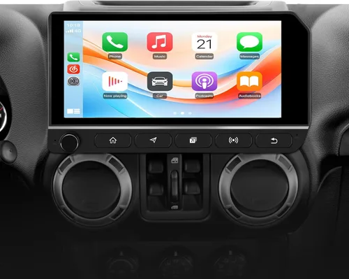 Vista 8 de AWESAFE - Radio de coche para Jeep Wrangler JK 2007-2018 Dodge Ram 8Core 64GB