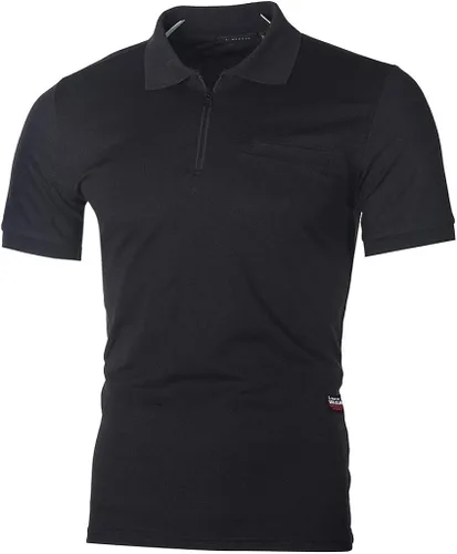 Vista 3 de GDJGTA Blusa casual de manga corta con bolsillos y bolsillos para hombre, color liso, para hombre