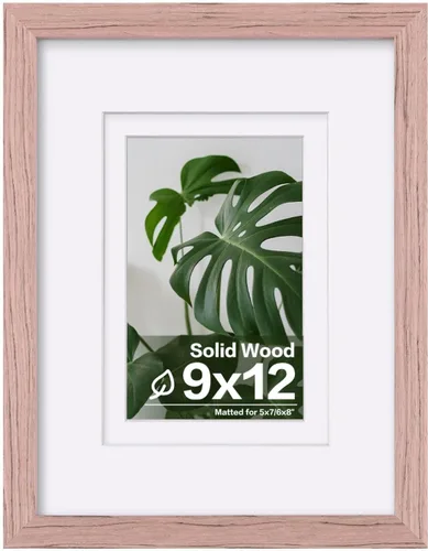 Vista 190 de Egofine - Portarretratos de 4 x 6 pulgadas, de madera maciza con plexiglás, para fotos de 3.5 x 5 con paspartú o de 4 x 6 sin paspartú, para colocar