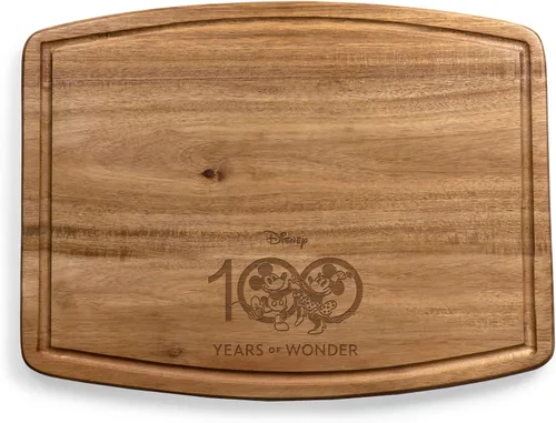 Vista 26 de PICNIC TIME Tabla de cortar oval de madera de acacia de la Mansión Encantada de Disney, (madera de acacia)