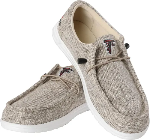 Vista 46 de FOCO Men's NFL Team Logo Lightweight Loafers Lace Up Cotton Knit Shoes