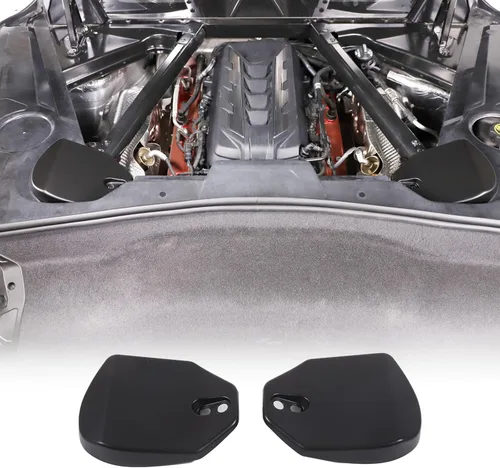 Vista 12 de Daeiclru Cubiertas de torre de puntal trasero compatibles con Chevrolet Corvette C8 2020-2023, cubierta de torre de ABS que absorbe los golpes