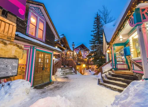 Vista 2 de Noah - Rompecabezas de Breckenridge, Colorado, Estados Unidos Downtown en invierno, 1000 piezas