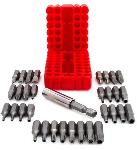 Vista 5 de Bastex Juego de puntas para tornillo de seguridad a prueba de manipulaciones, de presión, de cabeza hexagonal