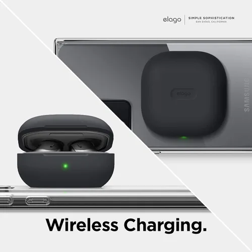 Vista 8 de elago Funda de silicona compatible con Samsung Galaxy Buds FE Case (2023) / Galaxy Buds 2 Pro (2022) / Galaxy Buds 2 Case (2021) / Galaxy Buds Pro