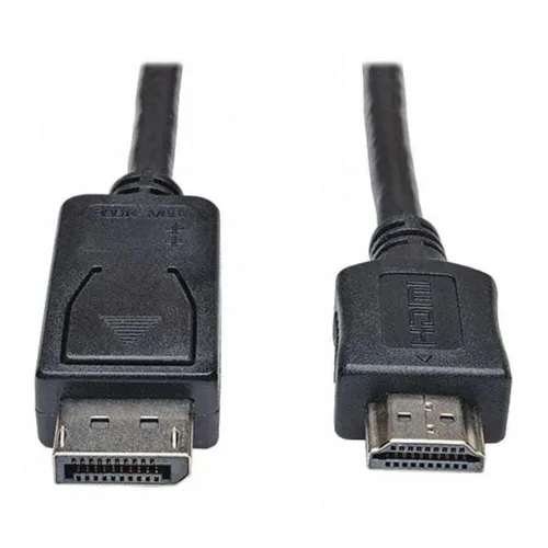 Vista 3 de Tripp Lite Cable adaptador DisplayPort a HDMI, DP con pestillos a HDMI (M/M), UHD 4K x 2K/1080p, 3 pies (P582-003-V2)
