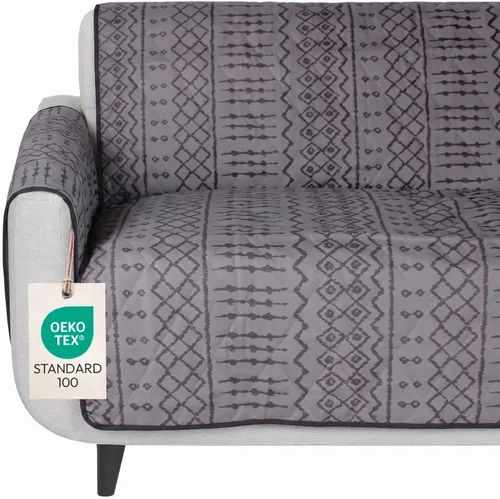 Vista 30 de Molly Mutt Protector de muebles antideslizante de 2 plazas y funda de sofá para perros y mascotas, funda de lona de algodón 100% orgánico