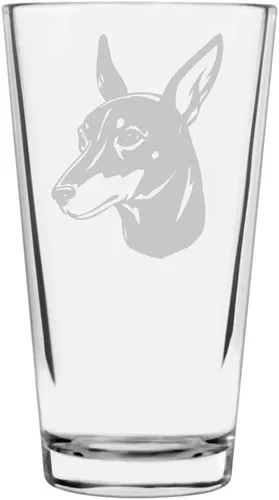 Vista 49 de Podenco Canario - Vaso de pinta de 16 onzas con temática de perro personalizado