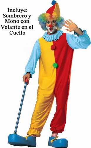 Vista 3 de Rubie's - Disfraz clásico de payaso para hombre