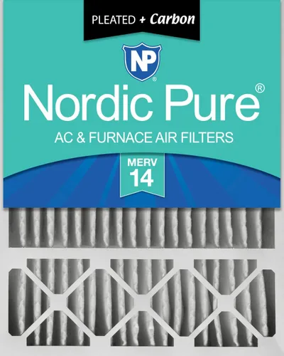 Vista 42 de Nordic Pure 20 x 25 x 5 (tamaño real: 19 3/4 x 24 3/4 x 4 3/8) Lennox X6673 X6675 Filtro Merv 8 de repuesto para reducción de olores 2