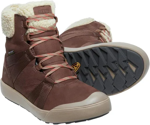 Vista 4 de KEEN Botas Elle de invierno con aislamiento impermeable a media pantorrilla para mujer