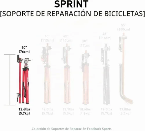 Vista 9 de Feedback Sports Sprint - Soporte de reparación de bicicleta, soporte