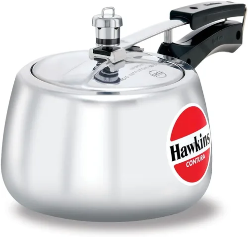 Vista 12 de Hawkins HC15 Contura - Olla a presión de 1,5 litros, pequeña, aluminio, color plateado