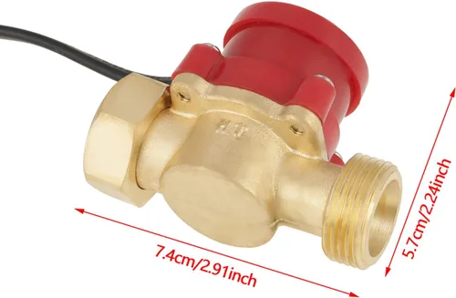 Vista 5 de HT-60 220V 0.5A G3/4"-3/4" Interruptor del sensor de agua del hilo para la bomba de refuerzo