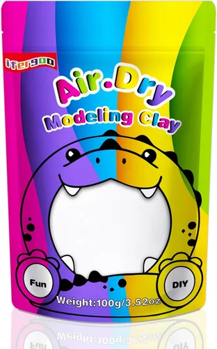 Vista 11 de iFergoo Arcilla Seca al Aire Negra, Arcilla para Modelar Creativa DIY para Niños, Arcilla Mágica Super Ligera para Niños de 3 a 12 años, Arcilla