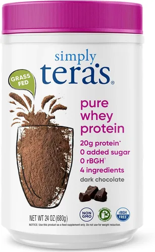 Vista 10 de Tera's Whey Protein, chocolate negro, 12 onzas