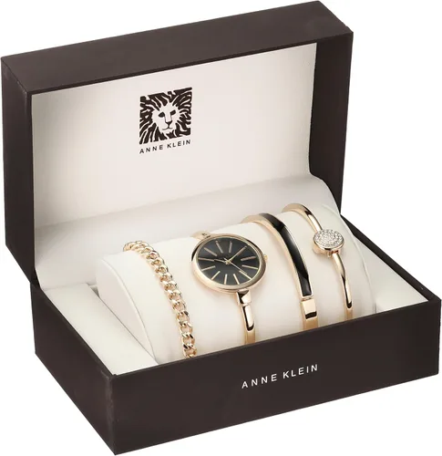 Vista 8 de Anne Klein, AK1470, juego de reloj y pulsera tipo esclava para mujer.
