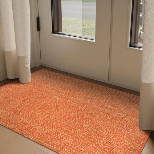 Vista 174 de LEEVAN Alfombra lavable para baño, alfombra tejida negra de 2 x 3 pies para entrada, alfombra de puerta delantera de algodón, alfombras pequeñas