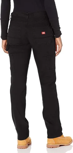 Vista 3 de Dickies Pantalón de pato de carpintero recto relajado para mujer