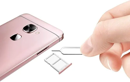Vista 5 de Nuevo adaptador Nano y Micro Sim con aguja de pasador de expulsión - Paquete de 10