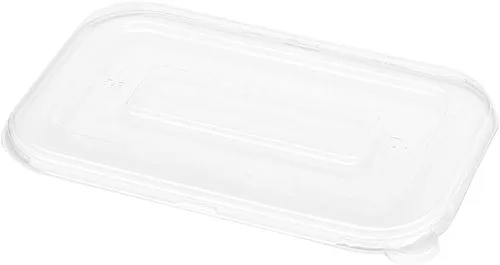Vista 6 de Restaurantware Solo tapas: tapas de cúpula de plástico Pulp Tek, 100 tapas desechables para contenedores, los contenedores se venden por separado