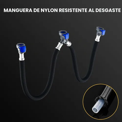 Vista 5 de Válvula áspera con conjunto de drenaje, compatible con grifo de fregadero de lavandería generalizado Moen, conexiones IPS de 1/2 pulgada