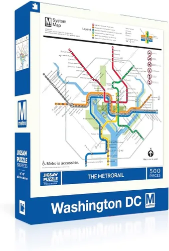 Vista 7 de New York Puzzle Company - Transit Maps Boston T Map - Rompecabezas de 500 piezas para adultos Boston T Map 500 Pieza