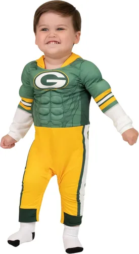 Vista 6 de MODERN HERO NFL - Disfraz de traje muscular para bebés y niños pequeños con licencia oficial #1 Draft Pick
