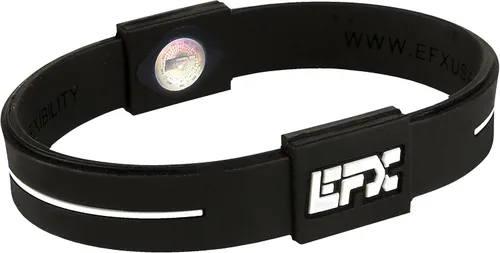 Vista 23 de EFX Pulsera de equilibrio de rendimiento, pulsera de silicona para atletas Negro/Azul