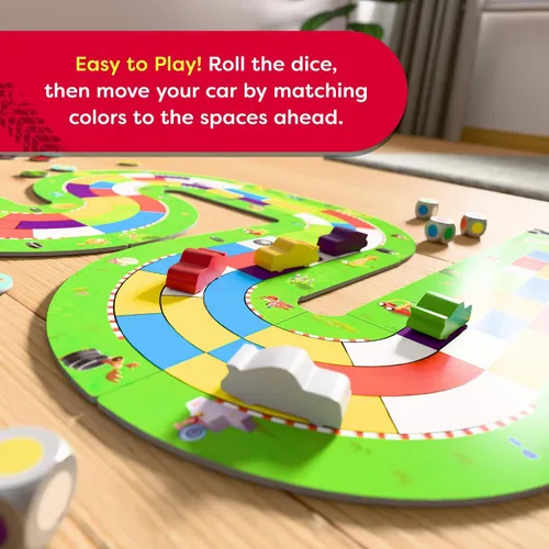 Vista 11 de HABA Monza Car Racing - Juego de mesa para niños, juego de estrategia a juego de colores, a partir de 5 años