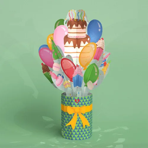 Vista 13 de Lovepop Ramo de Flores de Papel Desenfundable de Todos los Días para Ella y Él - Tarjetas de Felicitación 3D para Niños, Niñas, Hombres, Mujeres