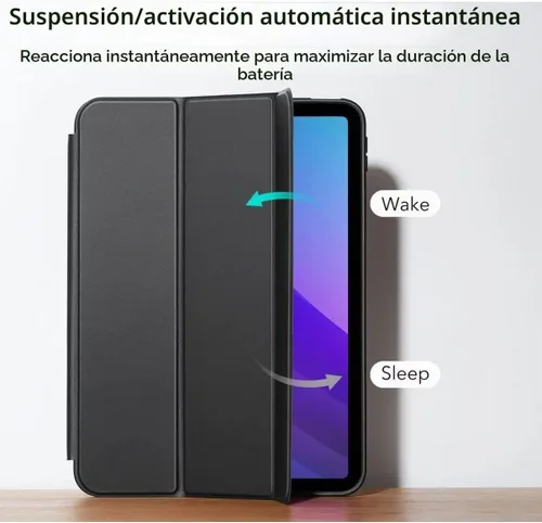 Vista 2 de ESR Funda para iPad (A16) de 11ª/10ª generación (2025/2022), cubierta magnética desmontable, soporte triple inteligente con parte trasera rígida