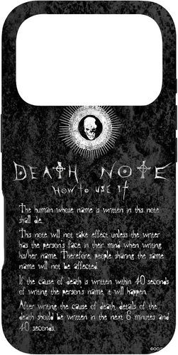 Vista 29 de Death Note Cómo usarlo funda para iPhone 17