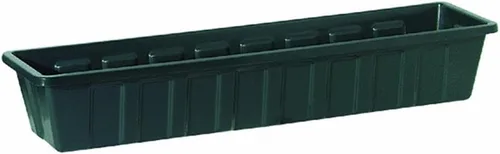 Vista 5 de Root & Vessel Poly-Pro - Maceta de plástico para flores, color verde cazador, 36 pulgadas