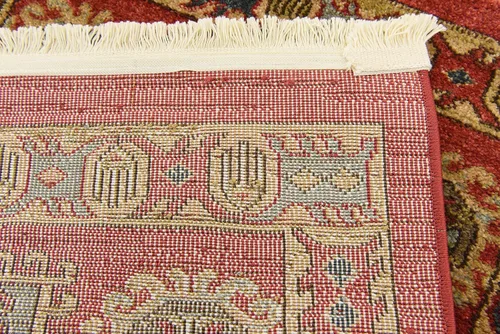 Vista 14 de Unique Loom Sahand Collection - Alfombra tradicional geométrica roja (2 pies 2 pulgadas x 3 pies)