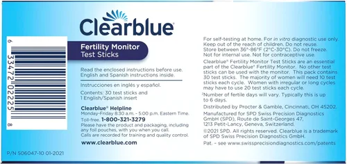 Vista 10 de Monitor de fertilidad de ClearBlue, NA, Azul, 1, 1