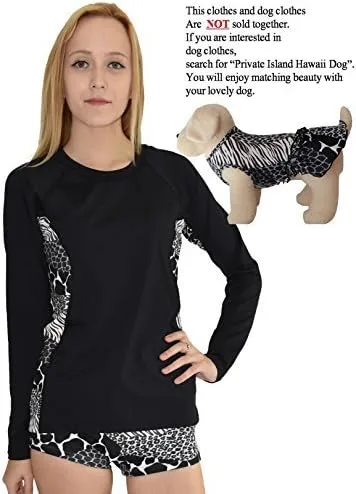 Vista 4 de Private Island Camiseta de entrenamiento de manga larga para mujer con protección UPF 50+ (RGT)