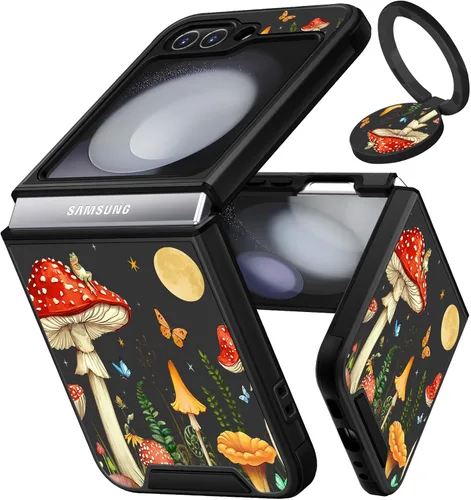 Vista 41 de Funermei para Samsung Galaxy Z Flip 4 Funda - Funda de Teléfono Bonita para Mujeres y Niñas con Mariposas Bonita Estética Femenina Diseño